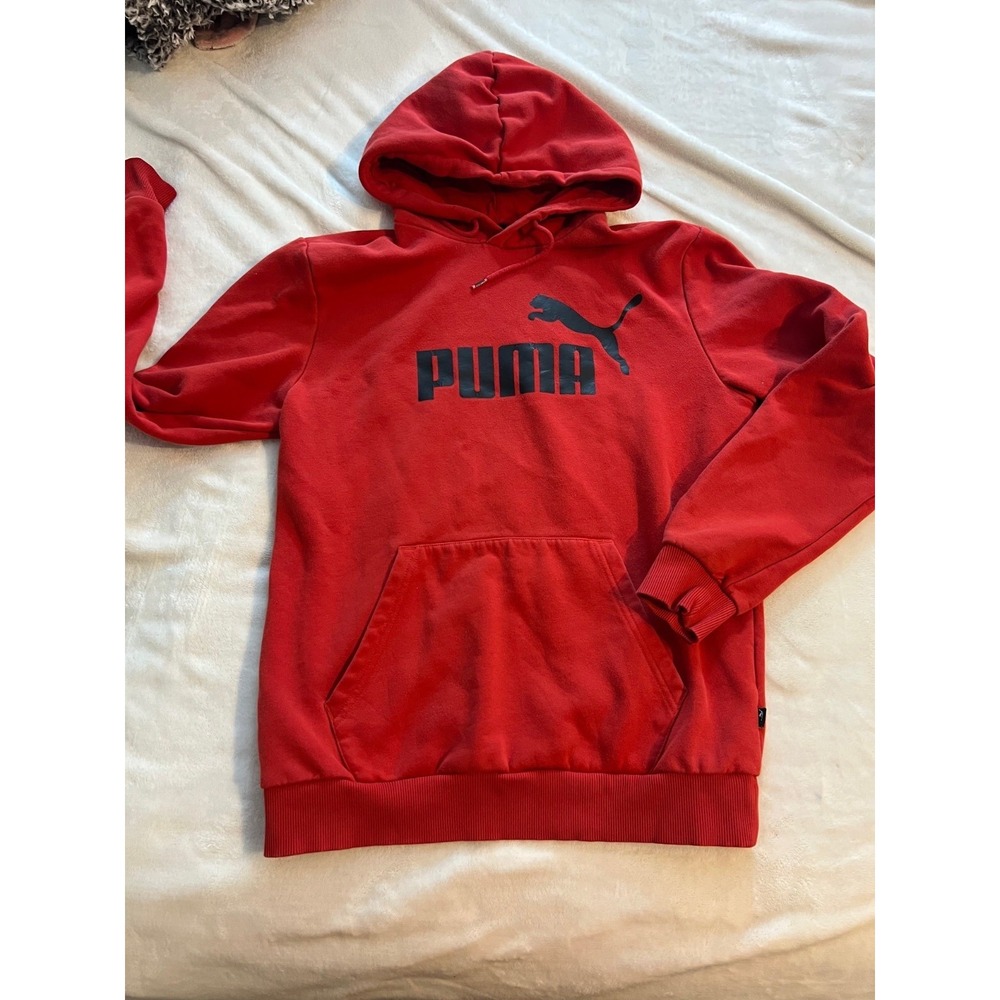 Youth Red Puma‎ Pull Over Sweatshirt Size M